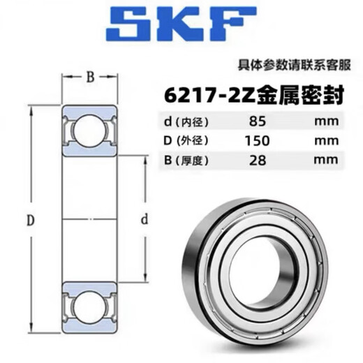 SKF high speed motor bearing 6213 6214 6215 6216 6217 6218 6219RS ZZ Sweden 6217-2Z