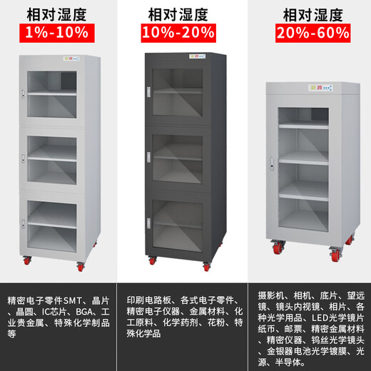 XMSJ FLEIS CUSTURIAL INDUSTRIAL APRÈS MUMIDION CHIP IC CHIP Séchage Armoire de déshumidification Cabinet Intelligent Azote Armoire à l'épreuve d'humidité FCDE Humidité 1-1098 0L