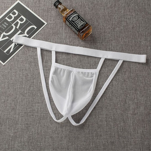 
Wen Shiou airplane white silk underwear men's sexy trousers tight thongs personalized transparent double-elastic mesh men's underwear, any color 4, average size (90Jin [Jin equals 0.5 kg]-160Jin [Jin equals 0.5 kg])