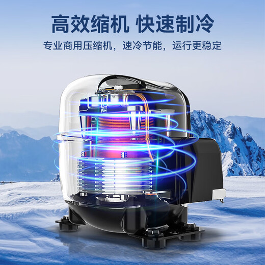 SUILING (SUILING) Gewerbeberechtigte Handel mit großer Kapazität Horizontaler Temperatur mit Gefrierschrank Meeresfrüchte Fleisch Schnellgefrierschrank energiesparende Top-Tür-Gefriertruhe Haushalt kleiner Kühlschrank 458 Liter lang 1,505 Meter reduzieren Frost um 80% etwa 733 Jin [Jin gleich 0,5 kg]
