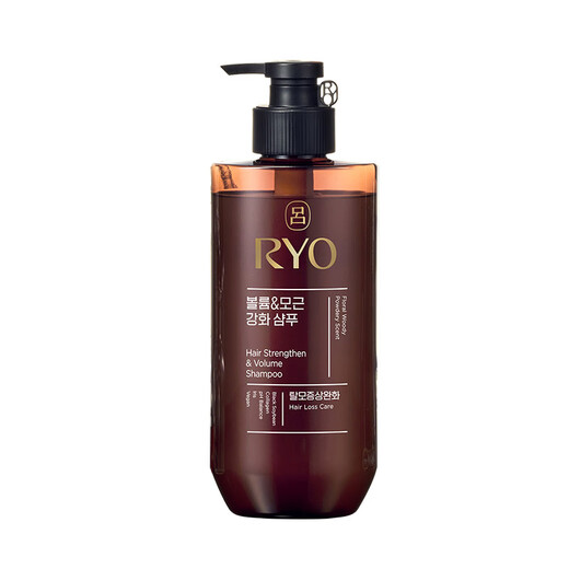 吕（Ryo）新款棕吕丰盈蓬松洗发水480ml强韧发根爱茉莉洗发露
