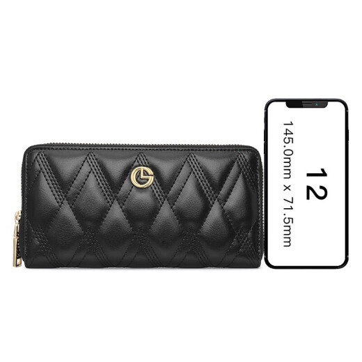 Jinlilai Frauen Brieftasche modische lange Reißverschluss Briefticket Ticket Clip Gift Box Geburtstag Geschenk für Mutter Frau Freundin Freundin