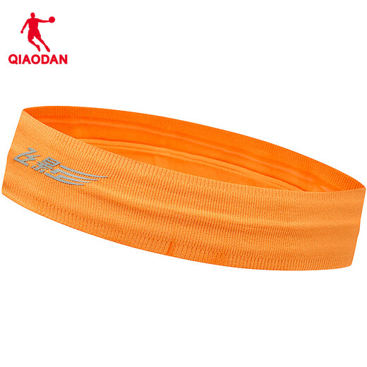 Jordan Feiying Sportstirnband Männer und Frauen, die Haarband Anti-Vorgänger-Schweiß leiten, schweißbeingezogene Anti-Sweat-Band Orange 丨 Das gleiche Modell für Männer und Frauen, beide Größe