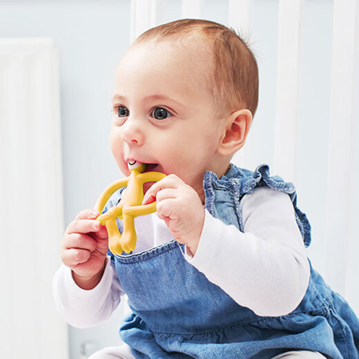 A British match monkey tooth gum tailless soothing gum molar stick baby oral period 0-3-4 months +-6-12 months tailless purple