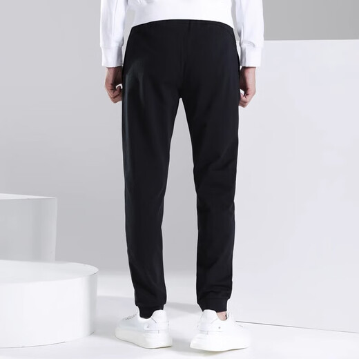 Li Ning pants spring and autumn men's running sports pants outdoor leggings casual fitness cotton loose trousers black XL