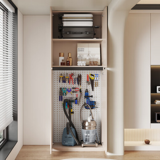 Pinjing Honeycomb Aluminum Balcony Cabinet Customized Storage Cabinet Waterproof Sunscreen Aluminum Alloy Balcony Storage Cabinet Bay Window Cabinet Storage Cabinet Four Doors Length 160cm Height 240cm Width 41cm