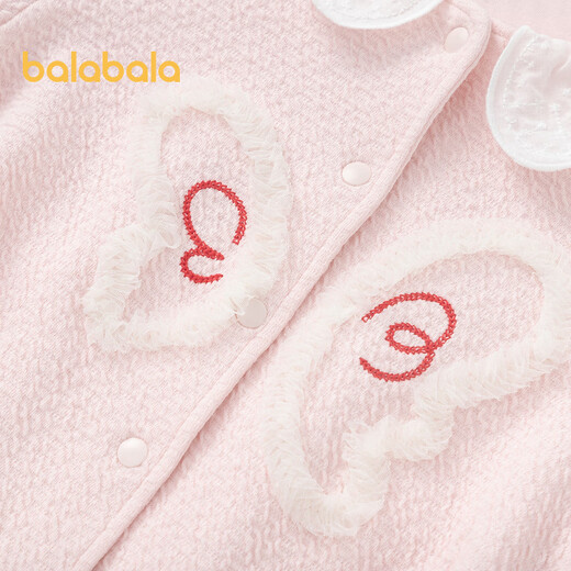 Balabala Kinderjacke Mädchen Top Herbst Baby Kleidung Süße Pink A61315 100 cm
