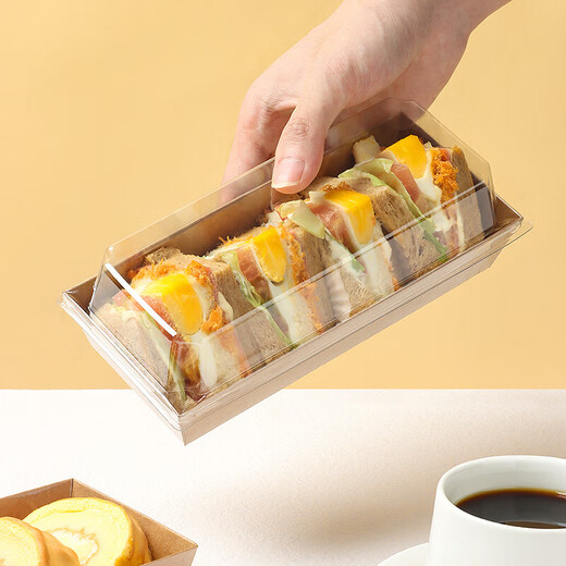 Badger sandwich packaging box with 20 cakes, bread, Swiss rolls, floss and scallops, packed picnic box