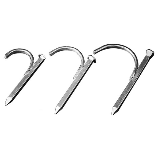 Bingyu water pipe hook nail cement nail fixed nail hook integrated nail wall hook nail line pipe buckle bx-36 Jingcang 4-point pipe 20mm pipe (50 pieces)
