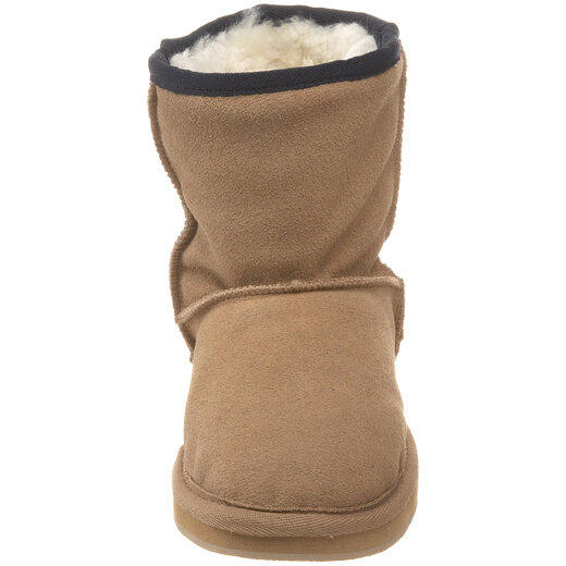 Polo Ralph Lauren Children's Unisex Snow Boots Mid-calf Warm and Non-Slip Suede Sole Tan 5.5 M US Toddler