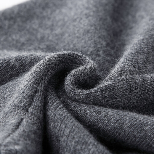 Komenboka 2024 Autumn and Winter Solid Color Tight Cashmere Pants Women's Elastic Waist Warm Knitted Leggings, Space Gray 165/L