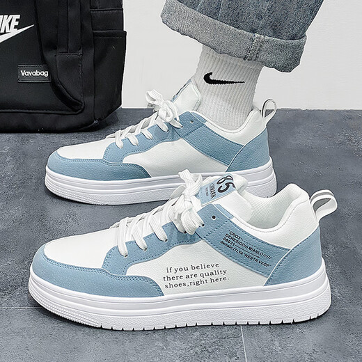 
Changxiang Huili men's shoes in summer new versatile board shoes for men's simple white shoes fashionable running comfortable student work casual shoes White gray [Free shipping insurance] 41