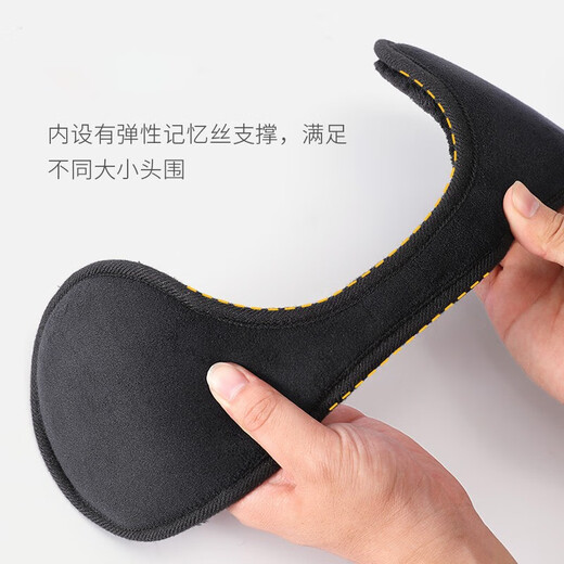 JAJALIN护耳套耳朵套耳包毛绒耳罩男女士冬季后戴式保暖耳捂尔滨同款灰色