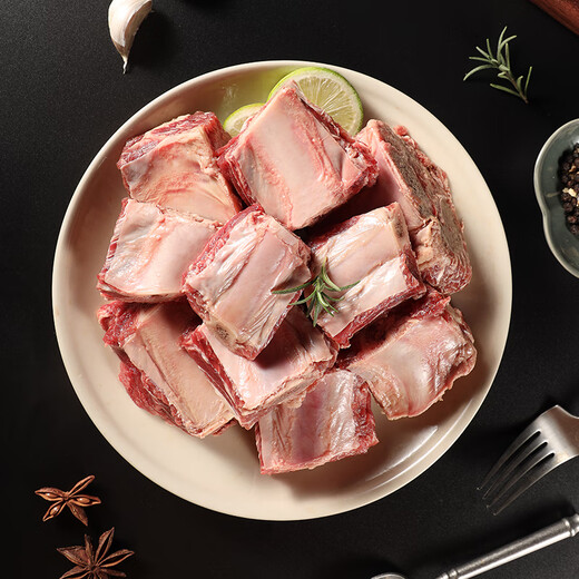 Pao Dingjia domestic raw cut beef ribs 1kg/bag BBQ meat ingredients frozen grain-fed halal sour beef