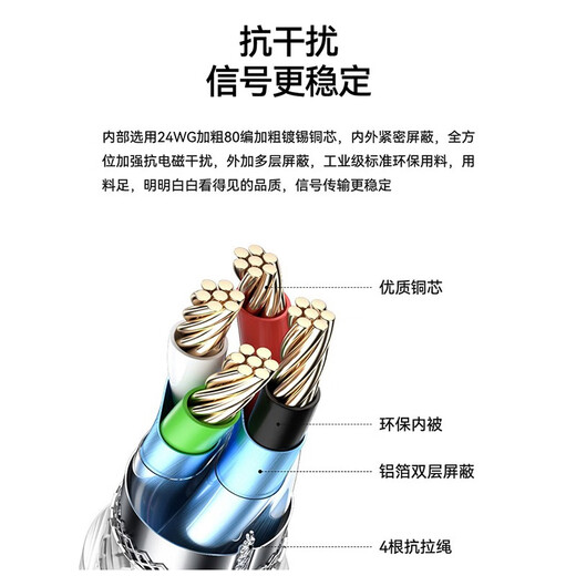 Z-TEK 力特工业级USB转RS422/RS485通用串口线USB to 485/422转接线9针 通讯模块配端子台FTDI芯片 【 5米 ZE724】  FT232芯片