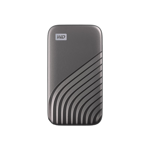 Western Digital (WD) NVME Mobile Solid State Drive PSSD My Passport SSD Disque dur à haute vitesse Type-C USB3.2 Gen2 Expansion externe Stockage vidéo et édition vidéo Space Gray (vitesse de transmission 1050 Mo / s) Package 4tb deux