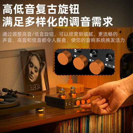 SUCA AUDIO voice actor BOX P7 vinyl record player noble voice tube preamplifier phono stage MM phono amplifier BOX P7 black official standard