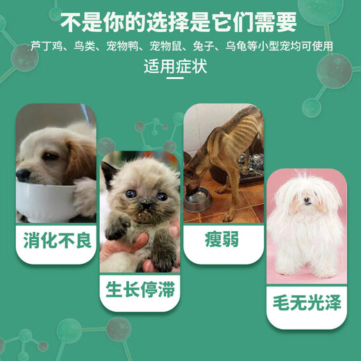 Pet-specific calcium and phosphorus micronutrients, high-strength muscle and bone growth, calcium supplement for birds, duck, rutin, chicken, calcium and phosphorus, small pet calcium and phosphorus, 2 cans/100g