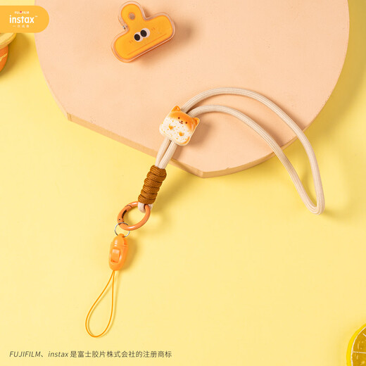 INSTAX Fuji One-time Imaging Camera Strap Toast Puppy