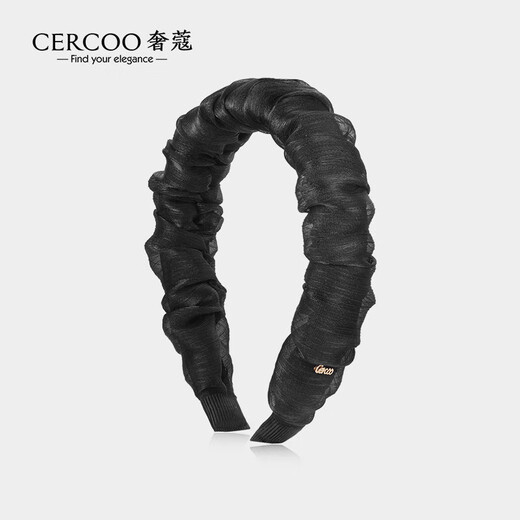 Cercoo cherry woven handmade simple high-ceiling temperament high-end wide hair hoop hairpin headband headband for women as a gift for girlfriend