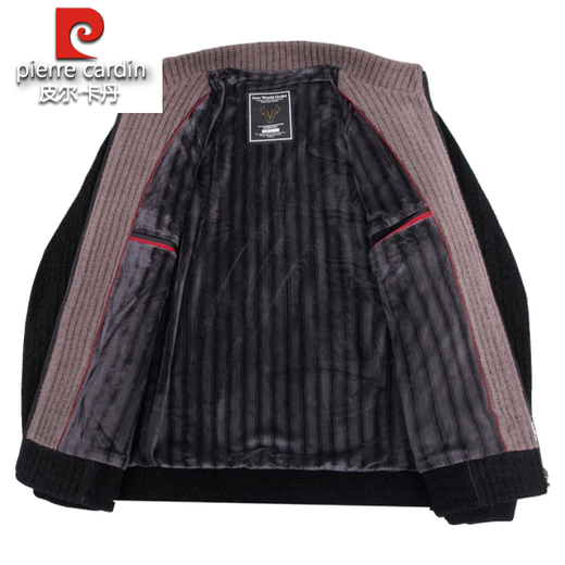 Piercardan Winter Winter Sable Wool Wool Chaqueta de lana de lana Negocio Collar Strush Strush Camel espesado más peluche 9902 L 175