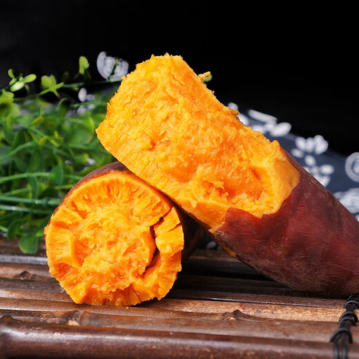 Honey sweet potato, sandy sweet potato, sweet potato, sweet potato and sweet potato. Seasonal fresh vegetables are shipped directly from the place of production. Fresh sweet potato 5Jin Jin is equal to 0.5kg. Net weight (single fruit 150g+