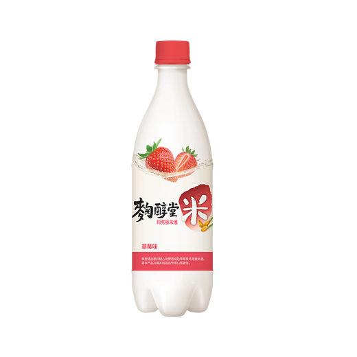 Qu Chuntang Strawberry 750ml*1 vino de arroz afrutado coreano, pruébalo
