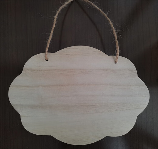 Creative solid wood sign small wooden sign handwritten hang tag blank wooden board tree sign hanging diy handmade door sign pendant custom G-7 size 20*12cm