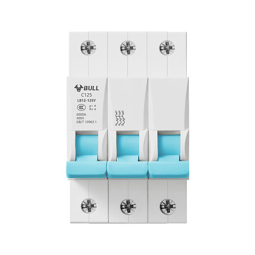 Bull (BULL) air switch leakage circuit breaker three-phase four-wire overload protector 2p63a household leakage protection 3p32a 3P 100A circuit breaker upgraded narrow body