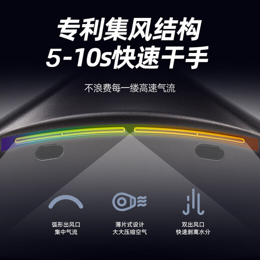 XMSJ烘手机干手器全自动感应卫生间家用吹手烘干机吹干器干手机器 3881白色0W