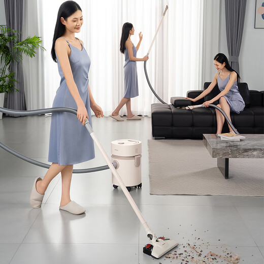 AUX bucket vacuum cleaner for home use, strong and large suction, industrial land reclamation and decoration, sewing car, commercial carpet blower vacuum cleaner 12L large capacity AXC-22AT588A flagship version