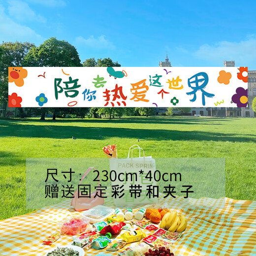 
Apolli Happy Birthday Banner Cloth Balloon Banner Poster Decoration Birthday Party Indoor Outdoor Camping Setting Photo