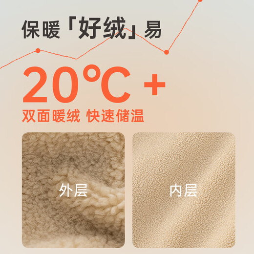 Papa crawling winter children's coat raglan sleeves for boys and girls plus velvet warm stand-up collar top, fashionable and cute, coffee brown 90 cm