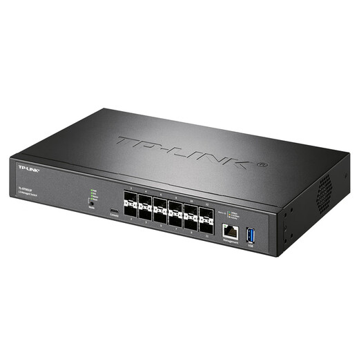 普联（TP-LINK）企业级三层全万兆网络交换机 核心 SFP+网口 TL-ST5012F 12个万兆光口