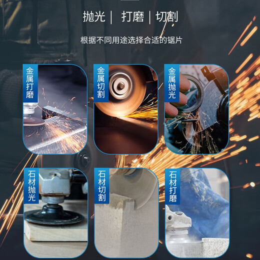
Dayi Angle Grinder 125/150/180/230 Large Industrial Grade Grinder Multifunctional Cutting and Polishing Machine - PAG01-125[1050W]-Standard