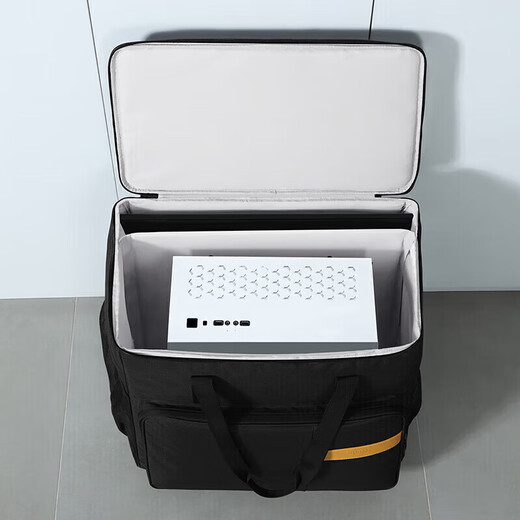 BUBM desktop computer bag host bag GeekPro/Lingyue e-sports gaming chassis 27-inch monitor keyboard and mouse preparation peripheral storage box Removable universal wheel pull rod model