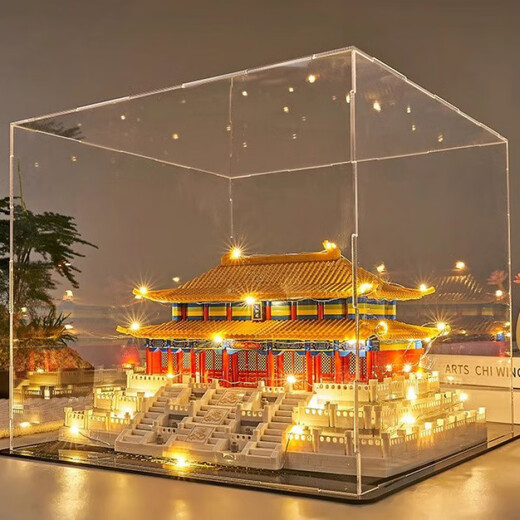 Taihe Hall Bausteine, Städtebau und Zapfen Montage Bausteine
