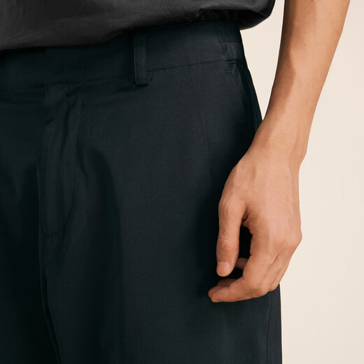 Sketch Men's Clothing Mall mismo estilo 2024 Autumn Nuevo pantalones casuales Pantalones cónicos suaves y suaves Tendy 9O8E12590 001 Negro S