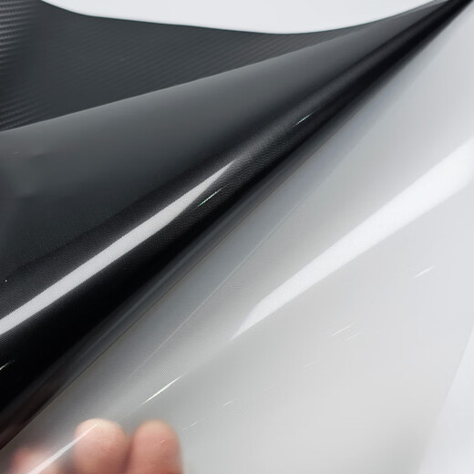 Orlisto pet car simulation forging 6d carbon fiber interior sticker high temperature resistant central control interior rearview mirror color changing film PET6D carbon fiber black 30CM wide * 1 meter