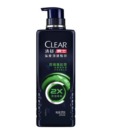
Qingyang (CLEAR) Men's Scalp Fresh Oil Control Fluffy Anti-dandruff Shampoo 570g Father's Day Gift