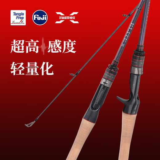 Casa de pesca (Tsurinoya) Fishing House Elite Tercera Generación Coda Universal Lure Rod High Sensory Perch Accessories Fuji Accesorios 2.09m Manejo de pistola C692ml Tipo de una etapa