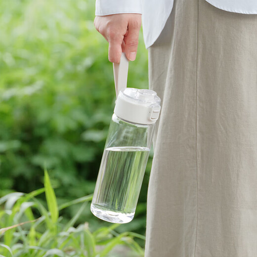 MUJI Copolyester Portable Water Cup High-Looking Transparent Water Cup Sports Water Cup Transparent 550ml