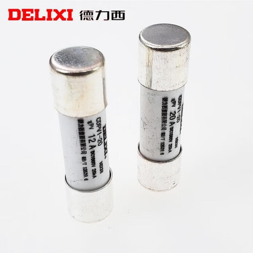 Delixi DC photovoltaic fuse with light base fuse holder CDPV1-20X 1P 10*38 10X38 CDPV1 1A (single)