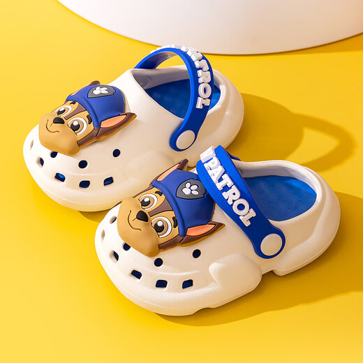 
Wangwang team made great contributions to children's slippers, hole shoes, toe, boys, girls, babies, anti-slip, small and medium-sized children's toddlers, anti-collision, toe, 3657 white Aqi, size 150, length approximately 15cm
