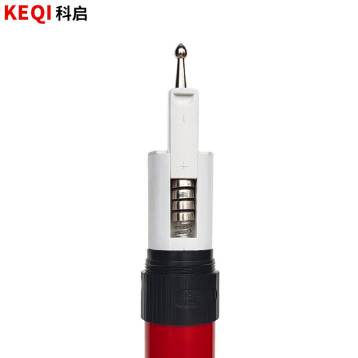 Keqi 10KV high-voltage electroscope telescopic rod type electroscope pen electrician sound and light alarm electroscope rod bagged sound and light electroscope