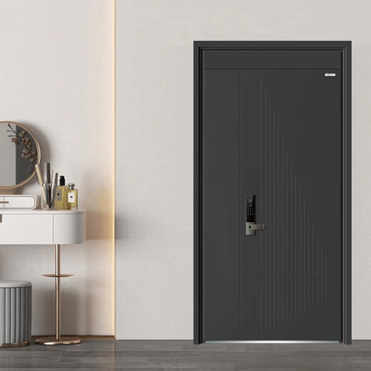 Jingjing entry door Class A anti-theft entry door thickened door leaf security door embedded high-end custom door Prague single door 960*2050