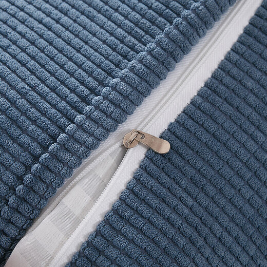 Ivy Cushion Bedside Triangular Cushion Pillow Soft Cover Lumbar Back Cushion Sofa Pillow Waist Pillow Corn Grain Blue