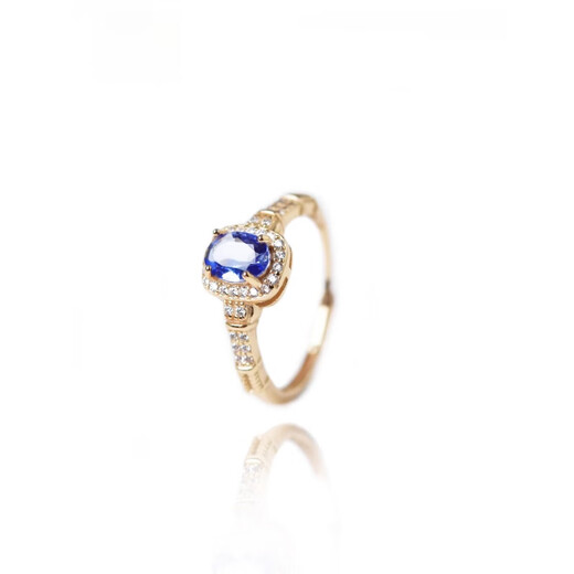 Fat Donglai quality tanzanite ring for women s925 silver niche design ring bare stone style 2 s925 silver tanzanite ring