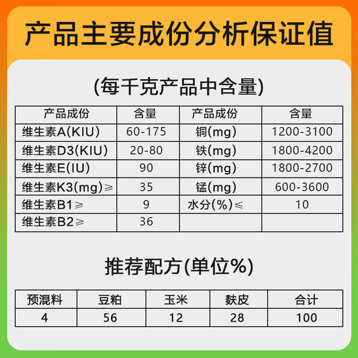 East China Zhengda 4% Pregnant Sow Compound Premix Reproduction Reserve Pregnancy Period Milk Increase Pregnant Sow Special