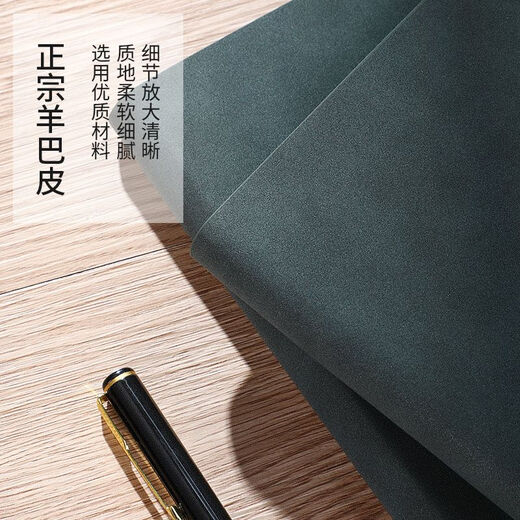 
Retro notebook literary exquisite blank inner page a5 office thickened notepad simple ins style college students' personal creative hand-drawn drawing soft leather notebook customized printable lo 684/gray-blank inner page